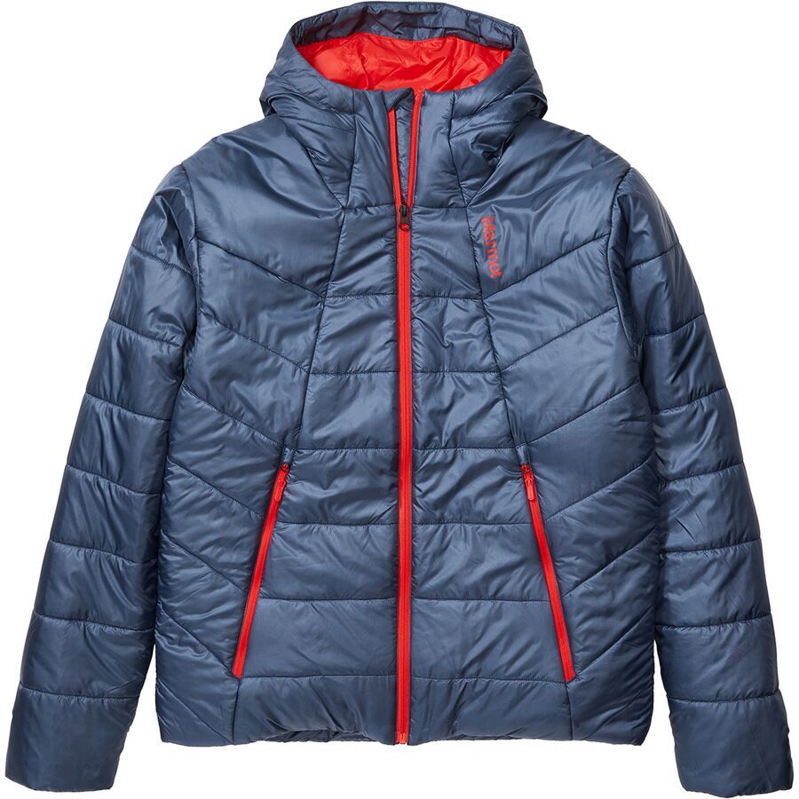 mens marmot featherless hooded jacket