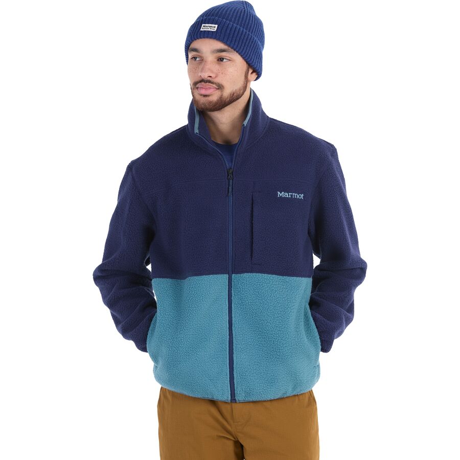 Мужская куртка Marmot Aros Fleece, цвет: Тёмно-синий