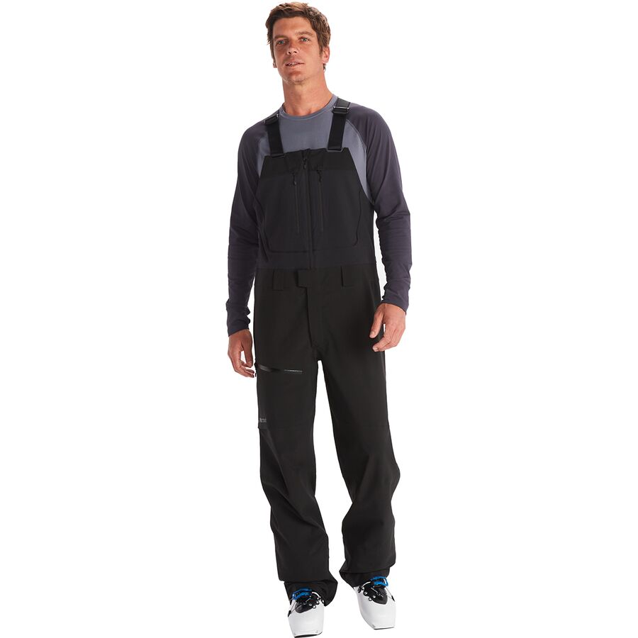 Мужские брюки Marmot Refuge Pro Bib, цвет: Чёрный
