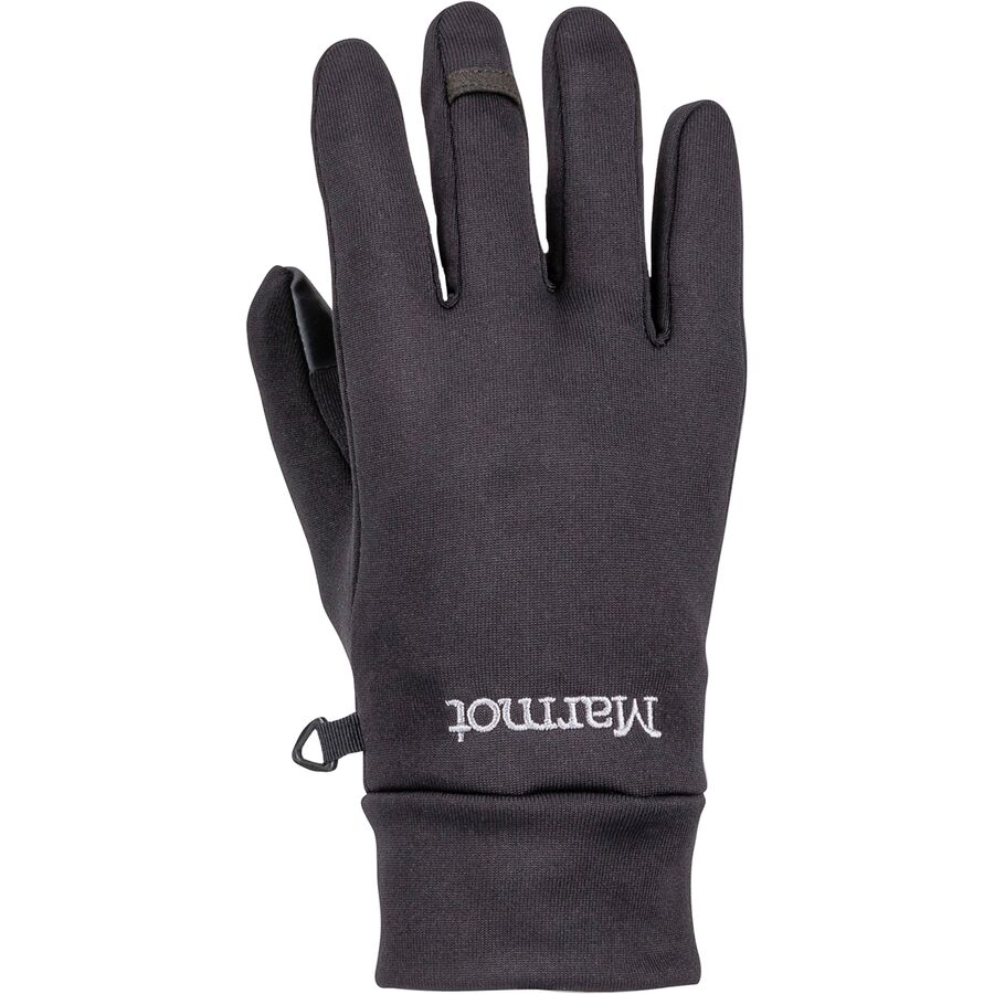 Женские перчатки Marmot Power Stretch Connect, цвет: Чёрный