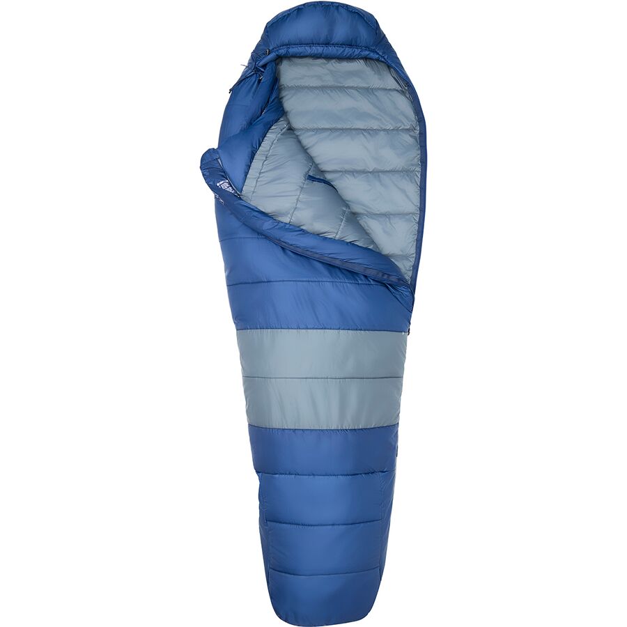 Спальные мешки Marmot Trestles Elite Eco 20 Sleeping Bag: 20F Synthetic, цвет: Тёмно-синий / Стальной оникс