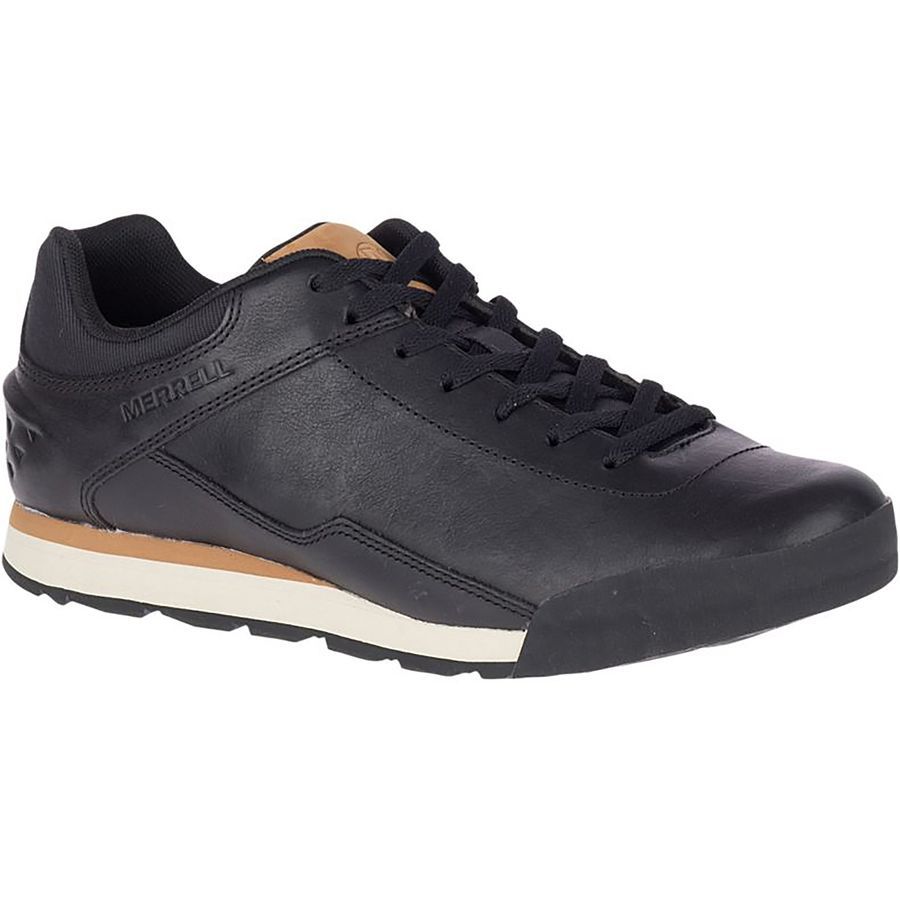 merrell black leather shoes