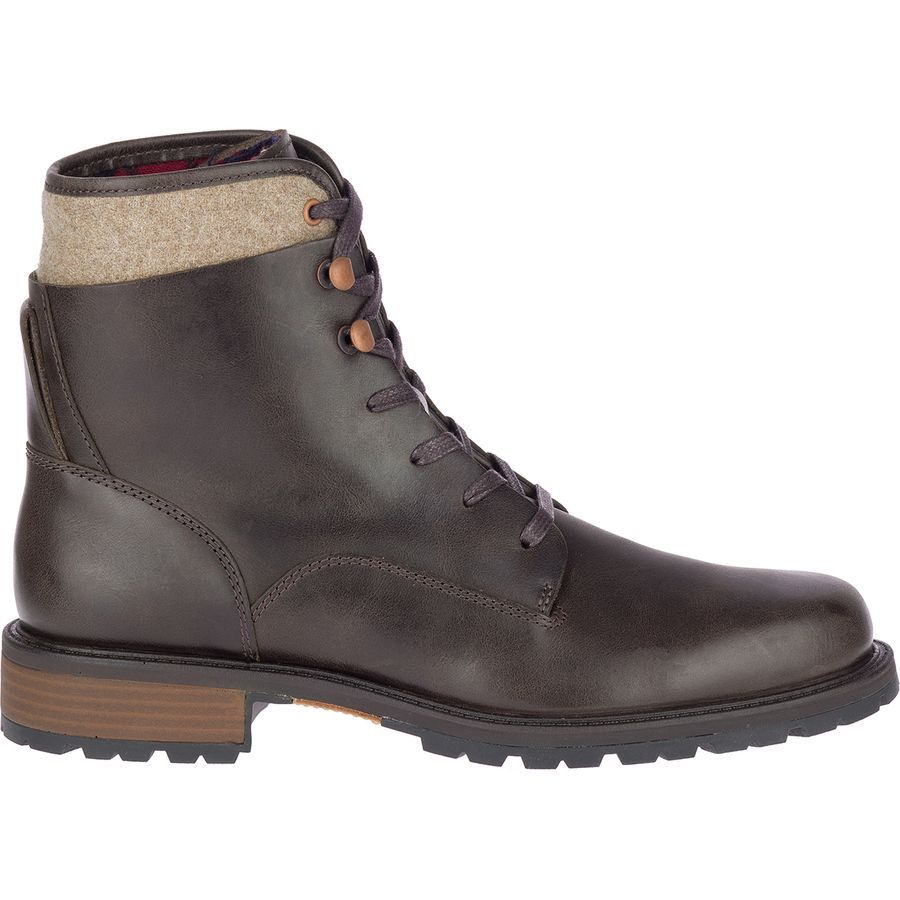 merrell legacy mid genuine sheepskin lined waterproof boot