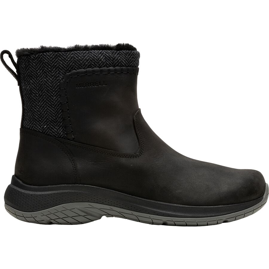 Женские ботинки Merrell Encore Ice 5 Mid Zip, цвет: Чёрный