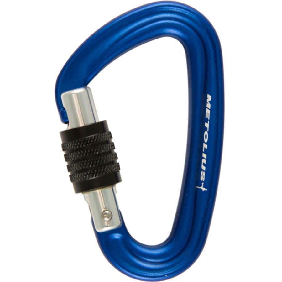 Metolius - Bravo Key Lock Screw-Lock Carabiner - Blue