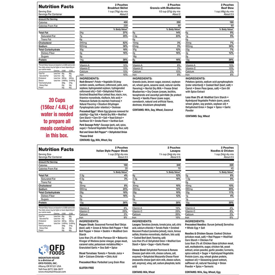 Mountain House 4Day Emergency Kit