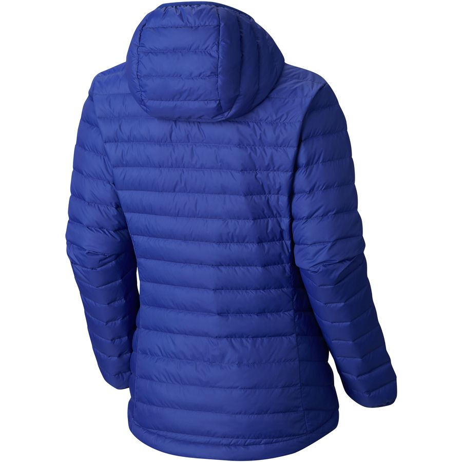 mountain hardwear women's micro ratio hooded down jacket