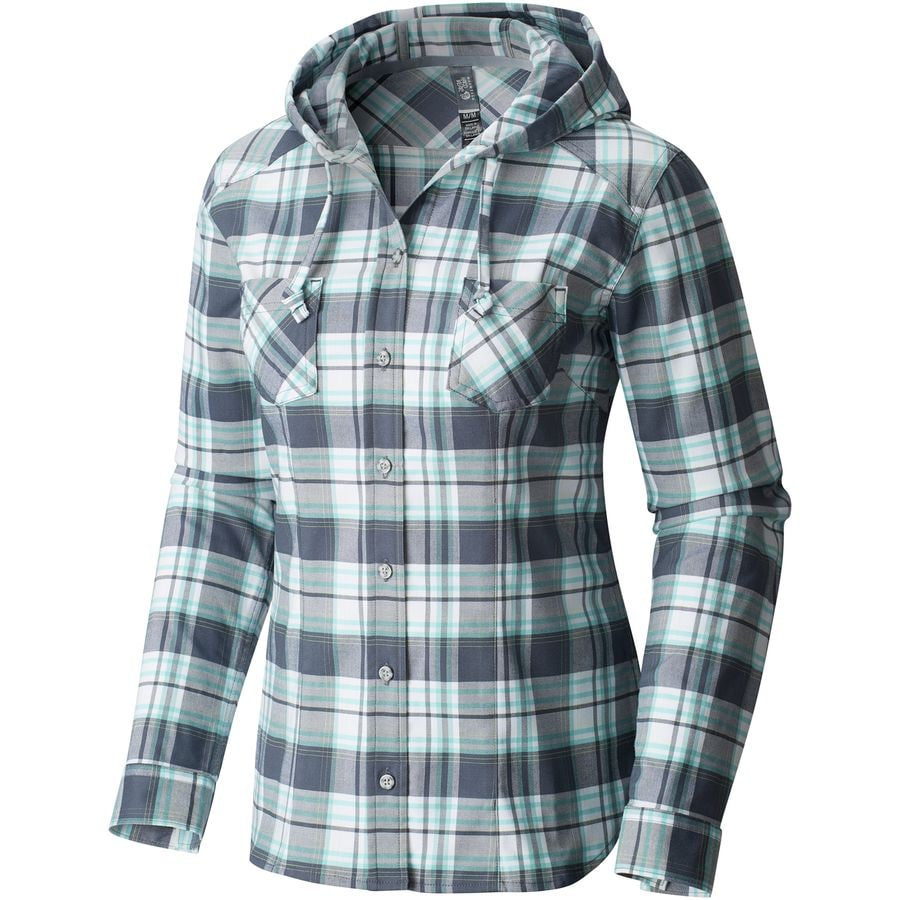 Mountain Hardwear Stretchstone Flannel Hooded Shirt - Women's ...