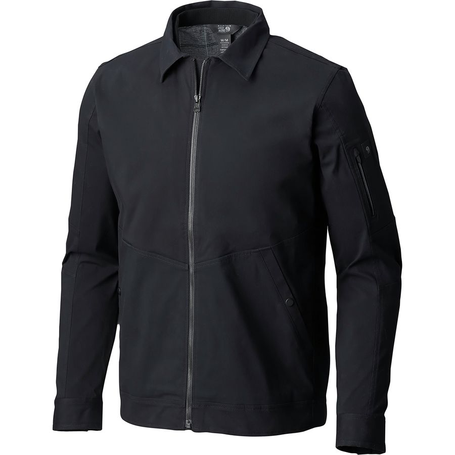 Mountain Hardwear AP Canvas Jacket Men S Dark Gray Flannel Lined Outdoor  1732621