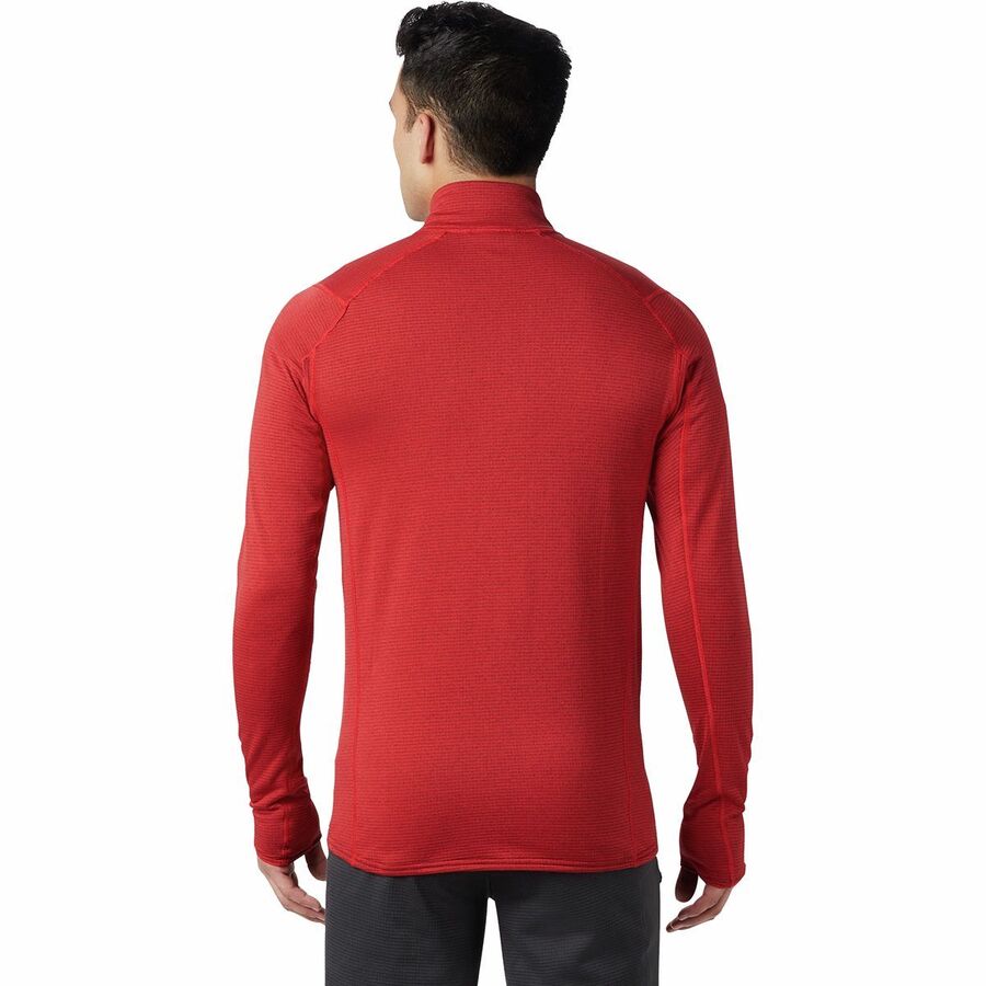 Mountain Hardwear Type 2 Fun 3/4-Zip Pullover Fleece Jacket - Men's | Backcountry.com