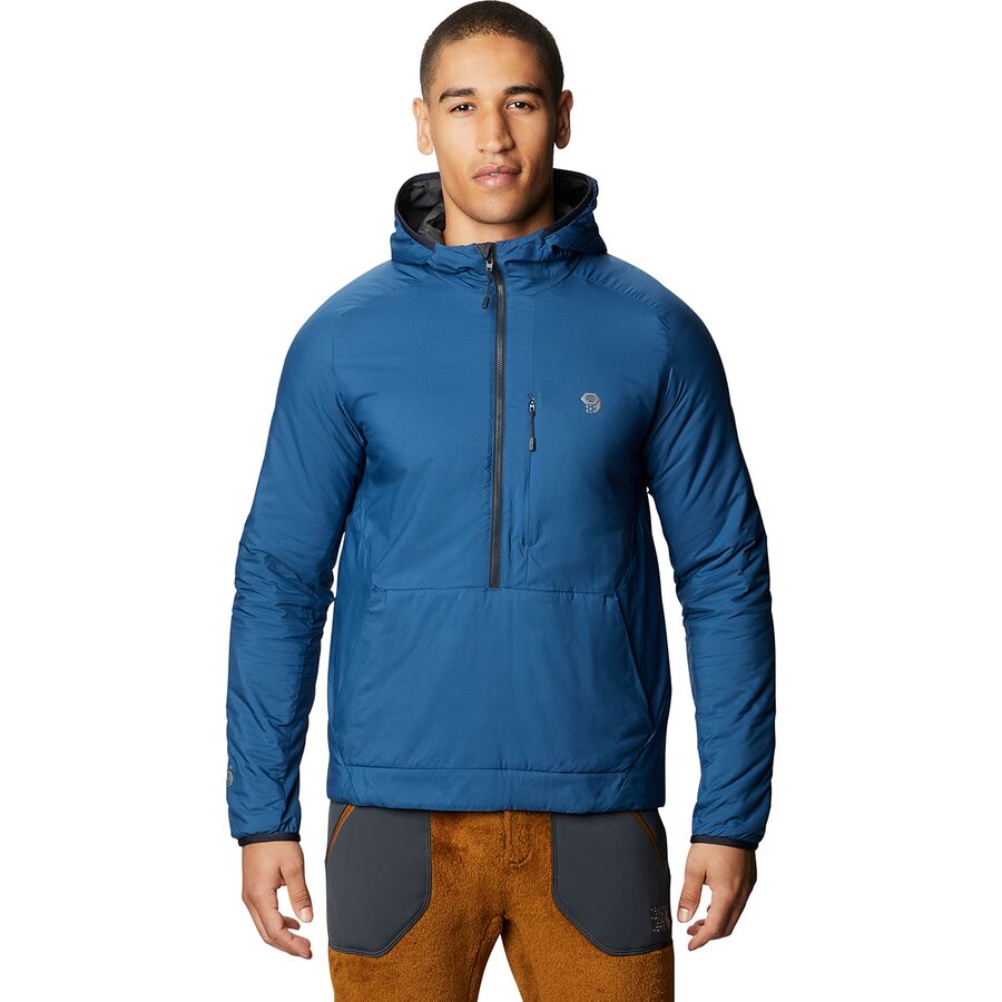 Mountain Hardwear - Kor Strata Pullover Hooded Jacket - Men's - Blue Horizon