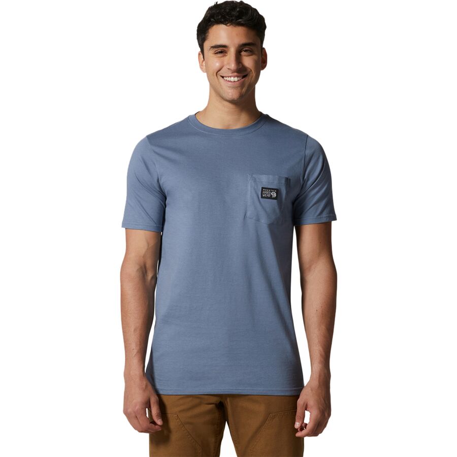 Logo Label Short-Sleeve Pocket T-Shirt - Men's