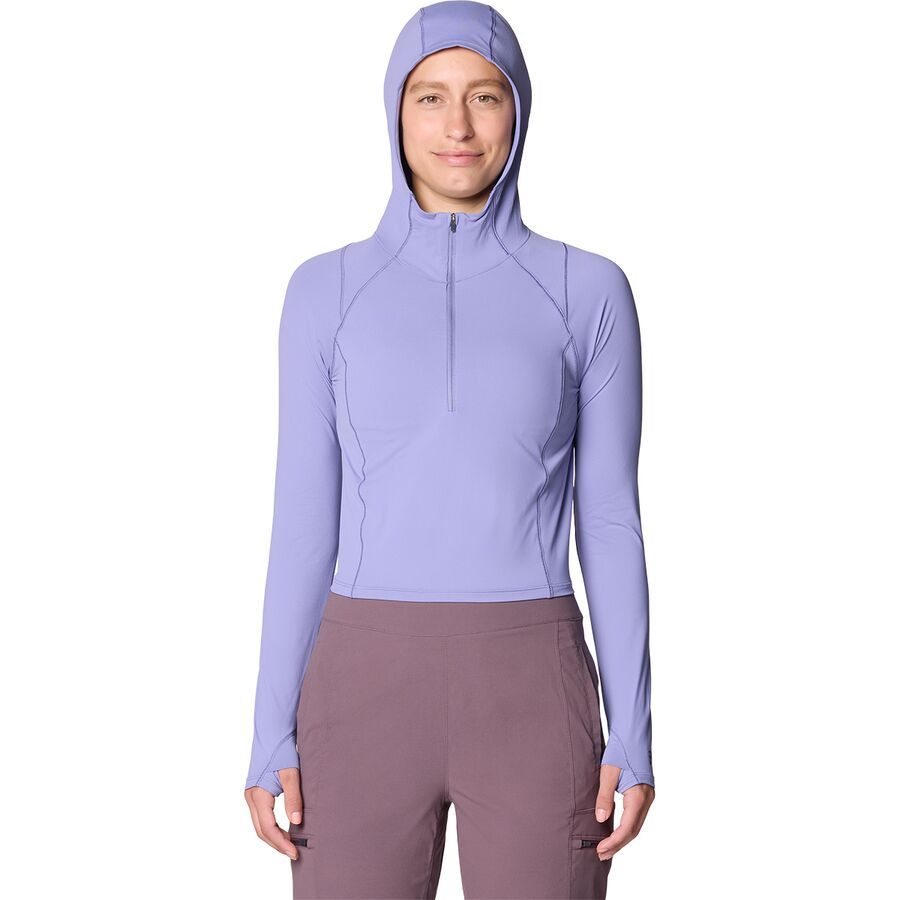 Crater Lake Crop Zip Top - Women's