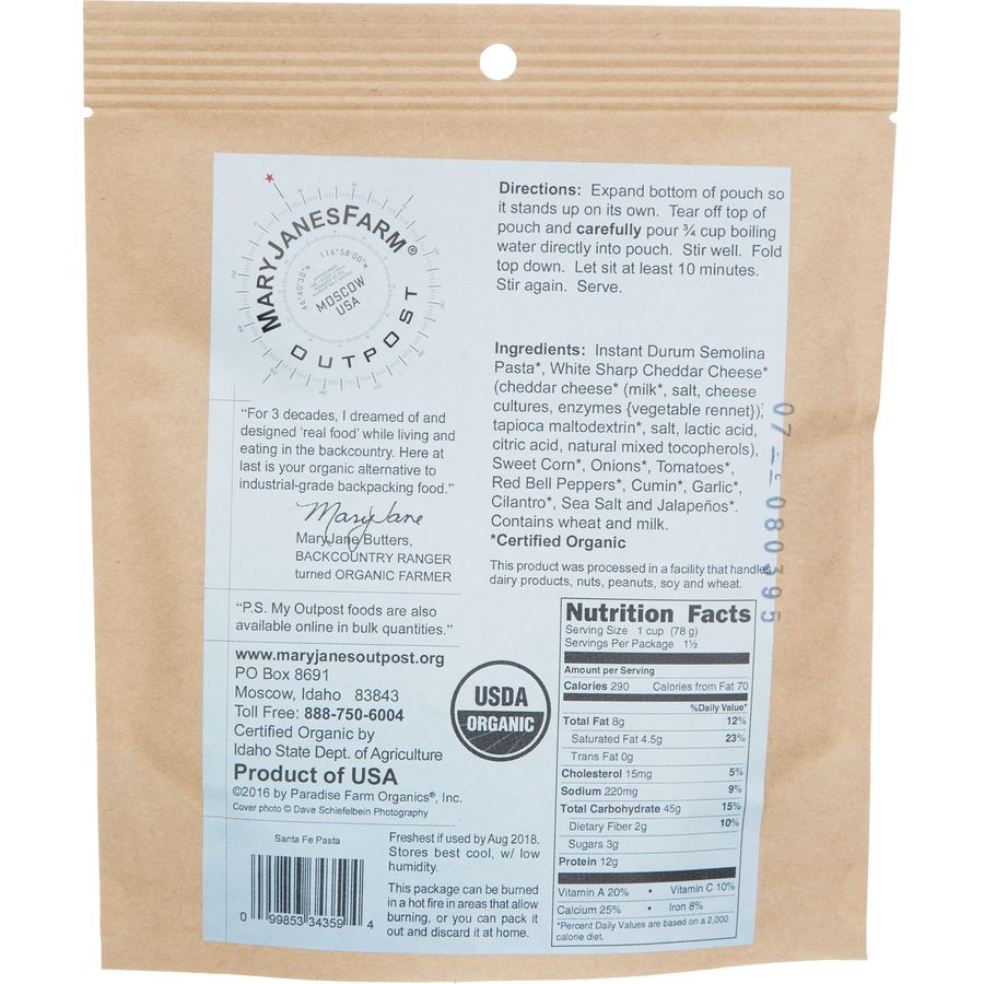 Mary Janes Farm Organic Santa Fe Pasta