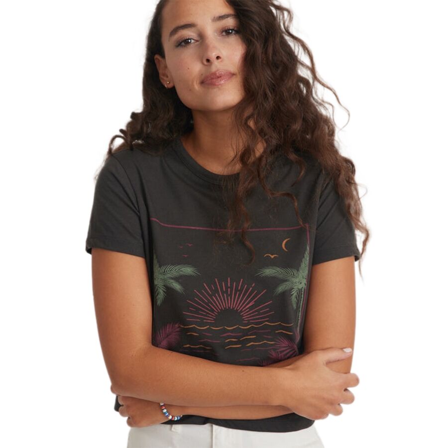 Crop Graphic T-Shirt - Women's