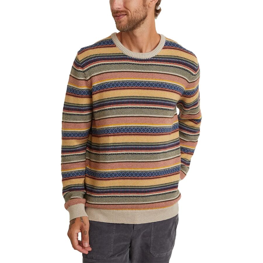 Palomarin Jacquard Crew Sweater - Men's