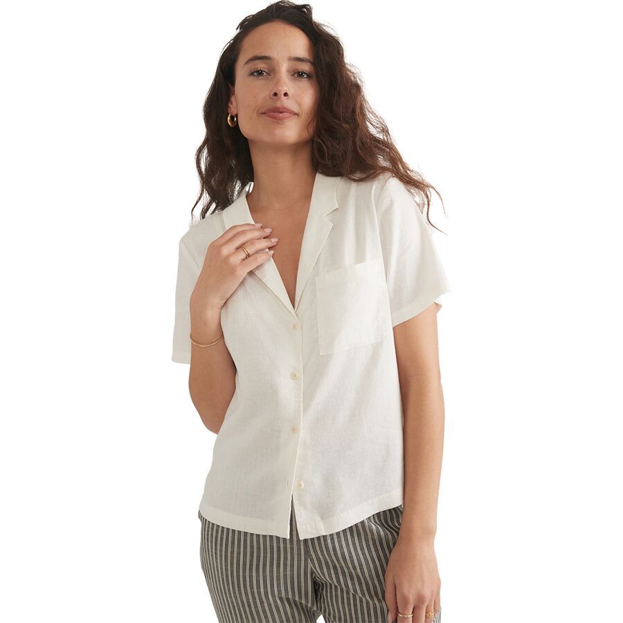 Lucy Short-Sleeve Hemp Resort Shirt - Women's