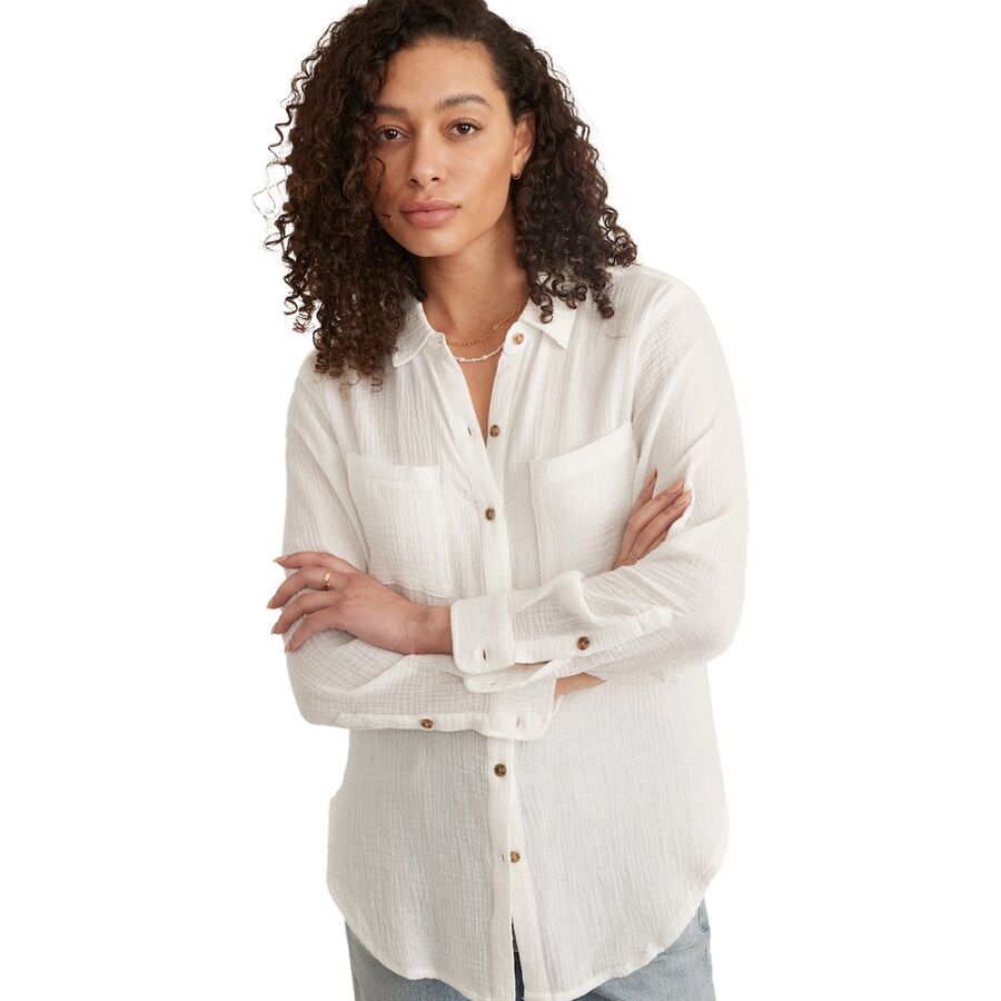 Reese Double Cloth Button-Up Shirt - Women's