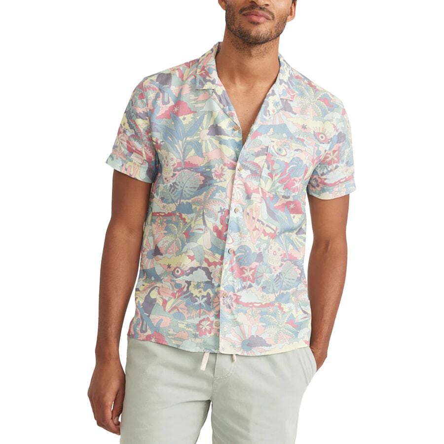 Tencel Linen Resort Short-Sleeve Shirt - Men's