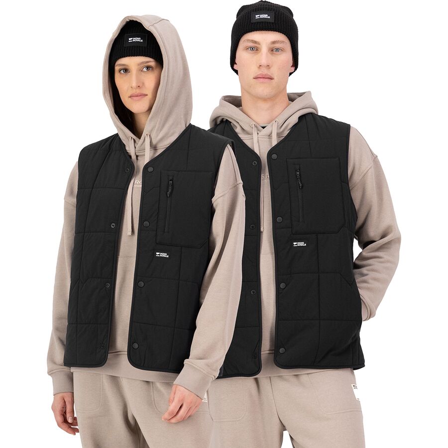 Жилет Mons Royale Stacker Merino Insulated, цвет: Чёрный