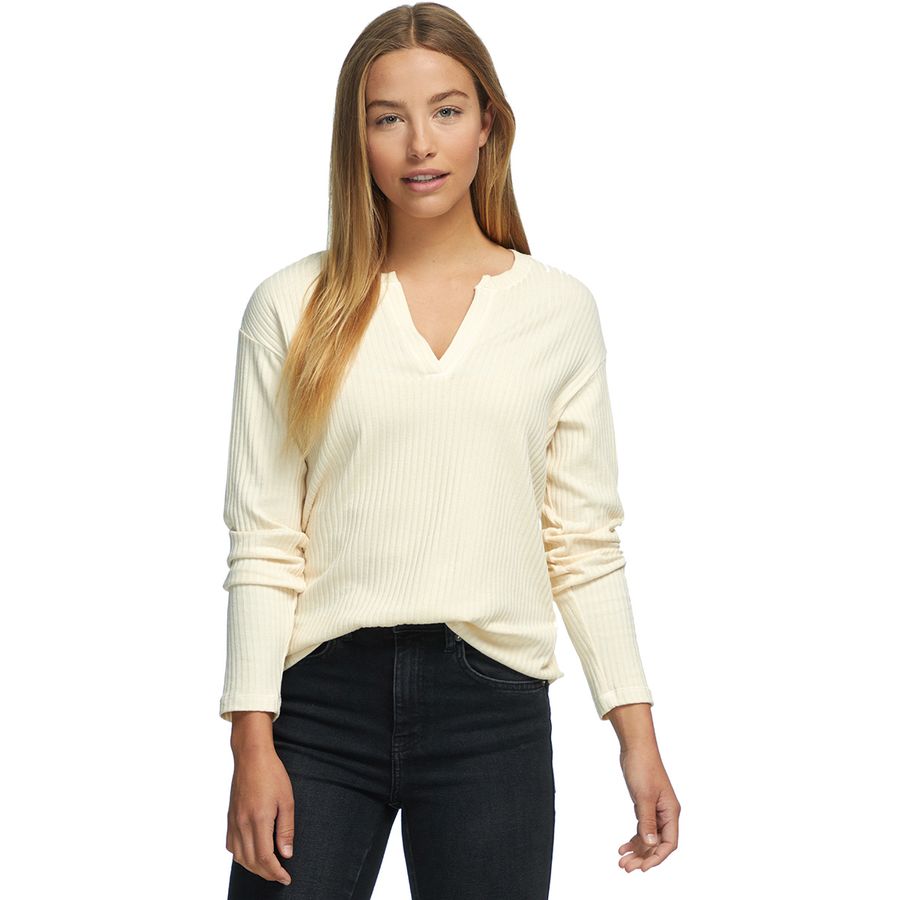 monrow long sleeve crew tee