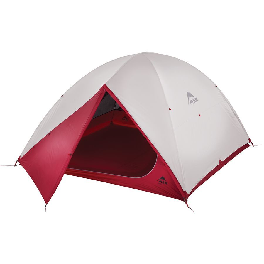 MSR - Zoic 4 Tent: 4-Person 3-Season - Red