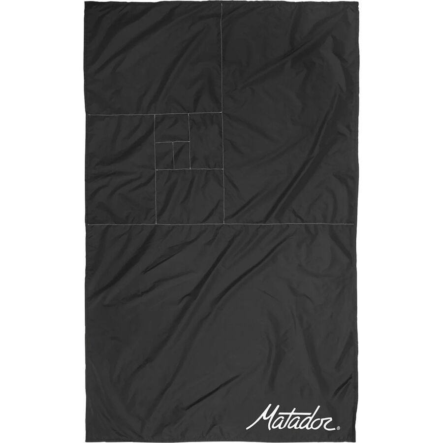 Плед Matador Mini Pocket Blanket, цвет: Чёрный