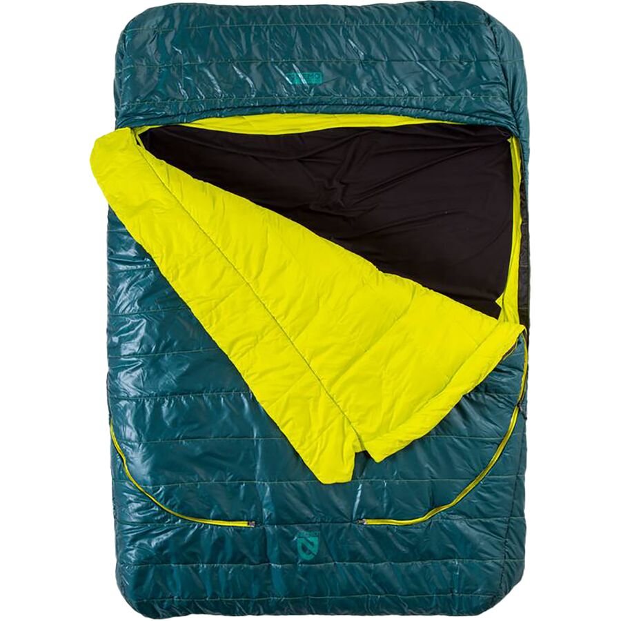 Спальные мешки NEMO Equipment Jazz Double Sleeping Bag: 30F Synthetic, цвет: Lagoon/Lumen