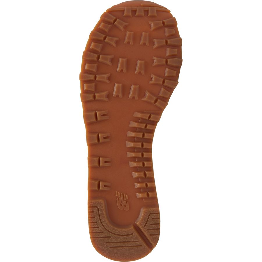 womens new balance 574 metallic patch athletic shoe