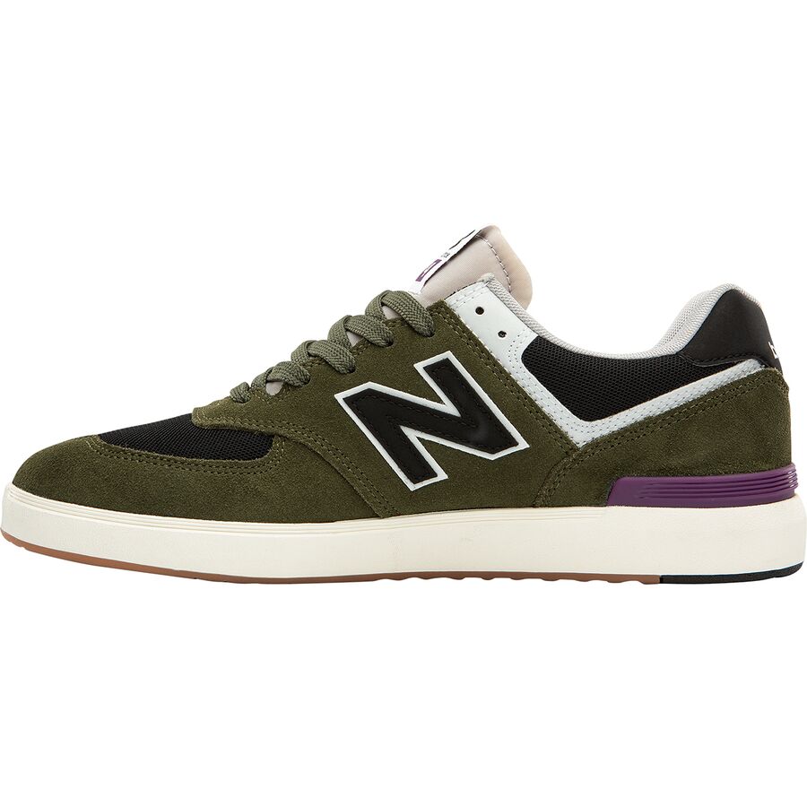 new balance all coasts 574 tan with green