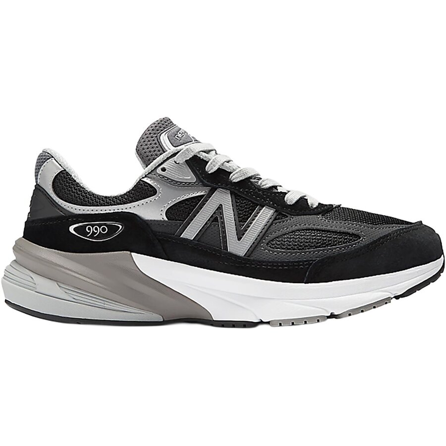 Мужские кроссовки New Balance Made in USA 990v6, цвет: Чёрный / Белый