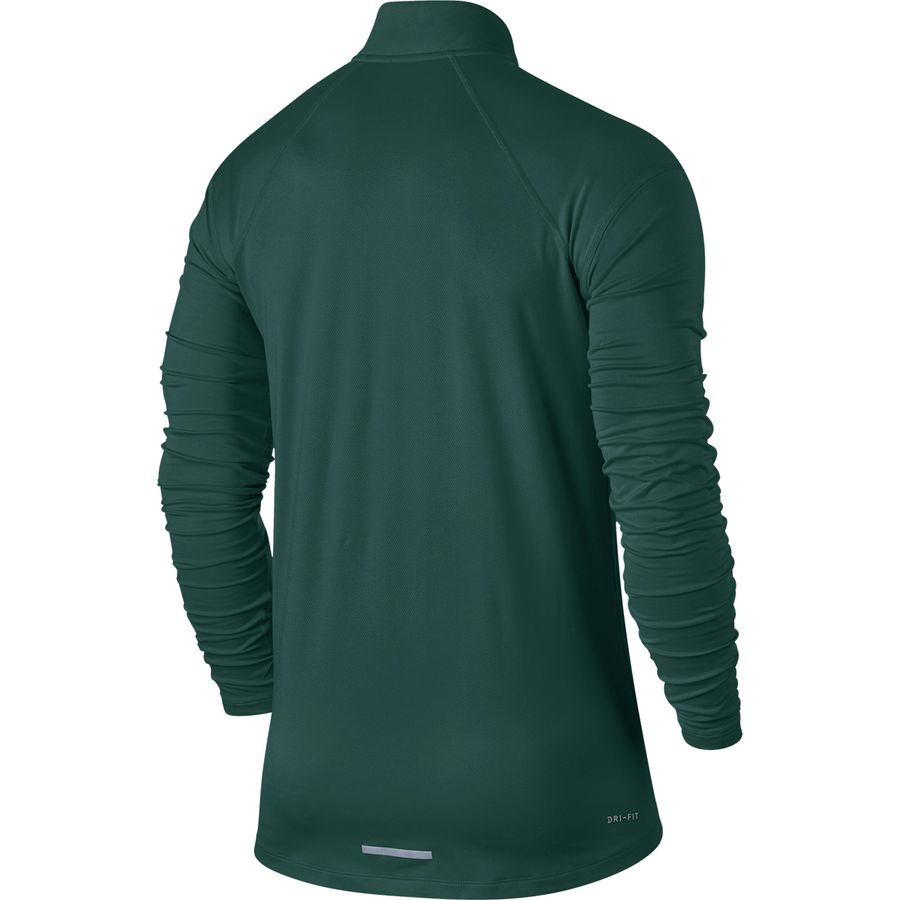 mens nike half zip blue