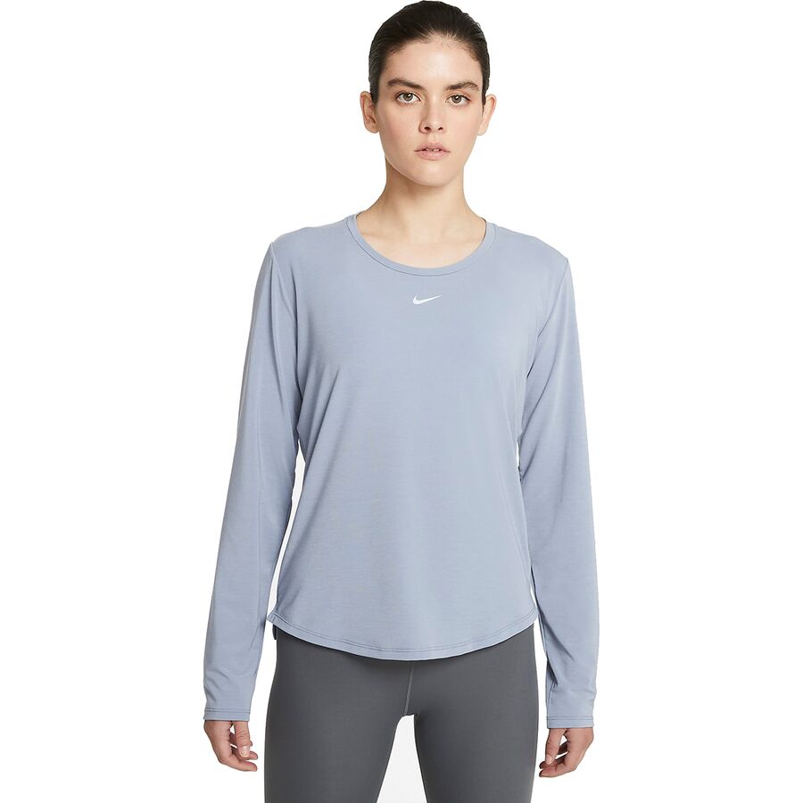 Nike - Dri-FIT One Luxe Long-Sleeve Top - Women's - Ashen Slate/Reflective Silver
