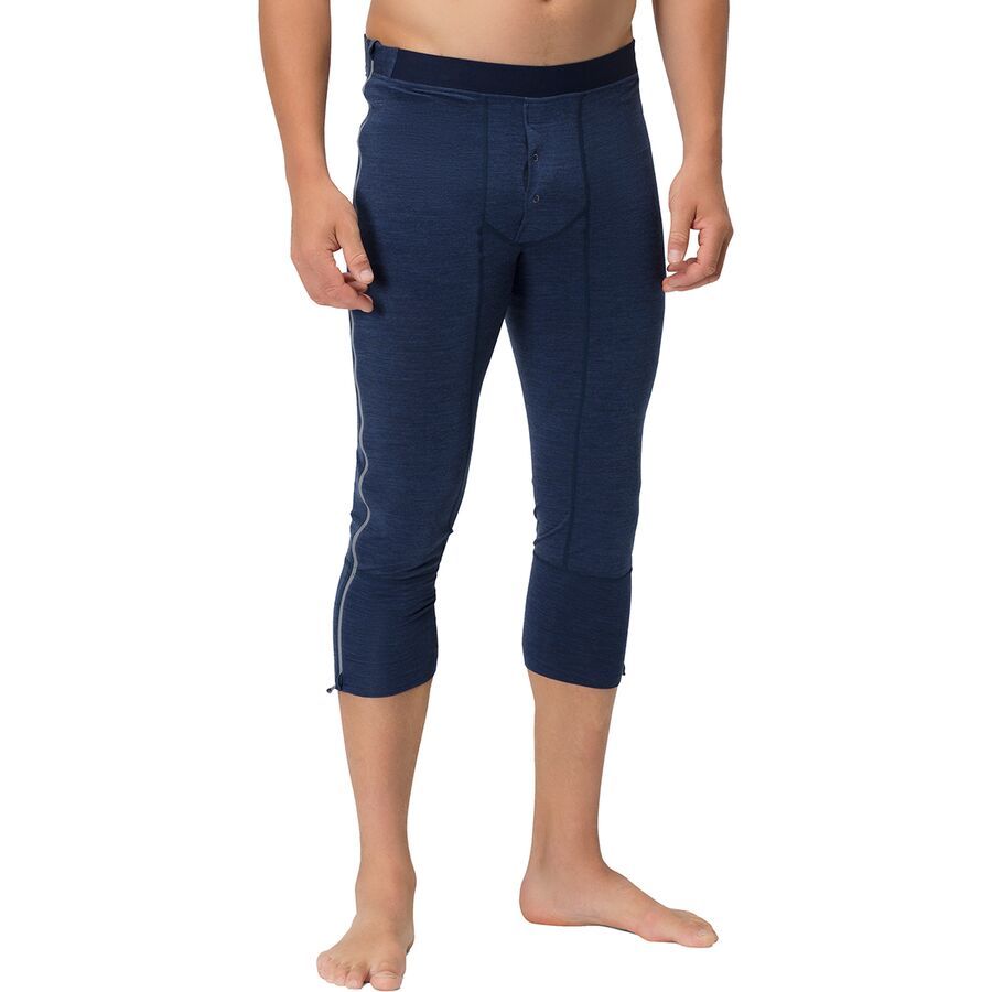 Norrona Wool 3/4 FullZip Long Underwear Men's Clothing