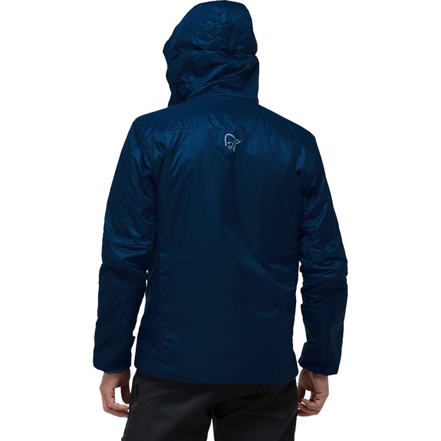 Veste Norrona Falketind Thermo60 Capuche Pour Homme - Bleu Surf/Indigo - Taille M - Neuve Avec étiquettes