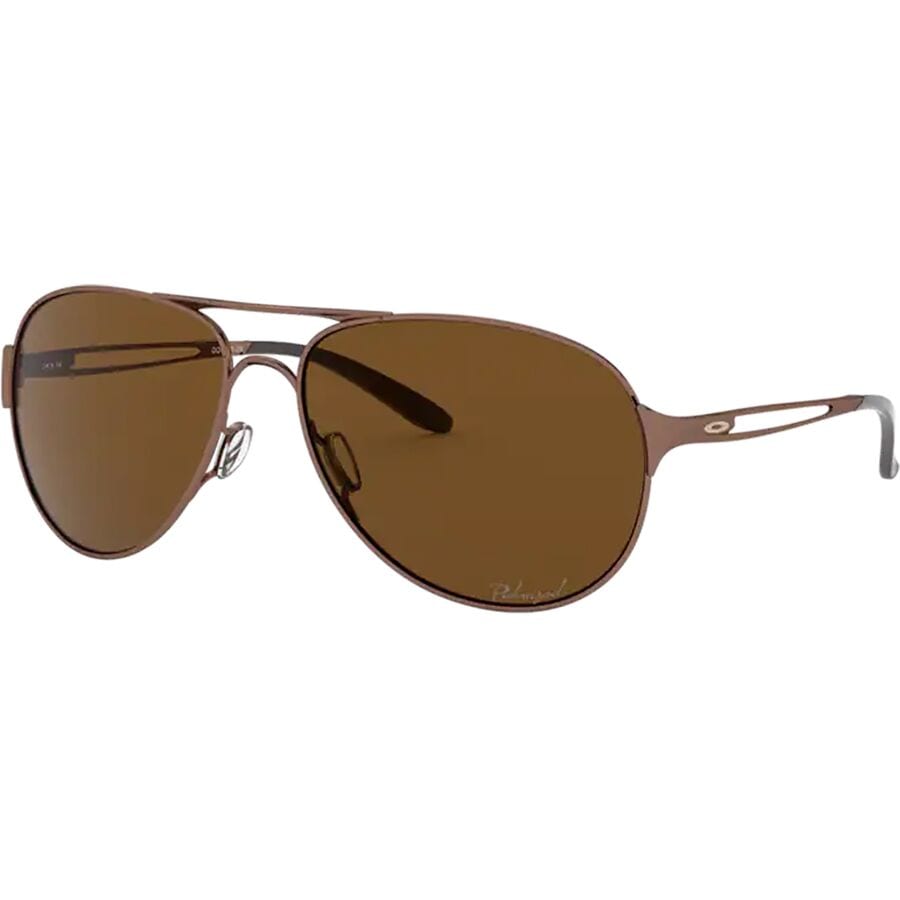 Oakley - Caveat Polarized Sunglasses - Women's - Brunette/Bronze Polarized