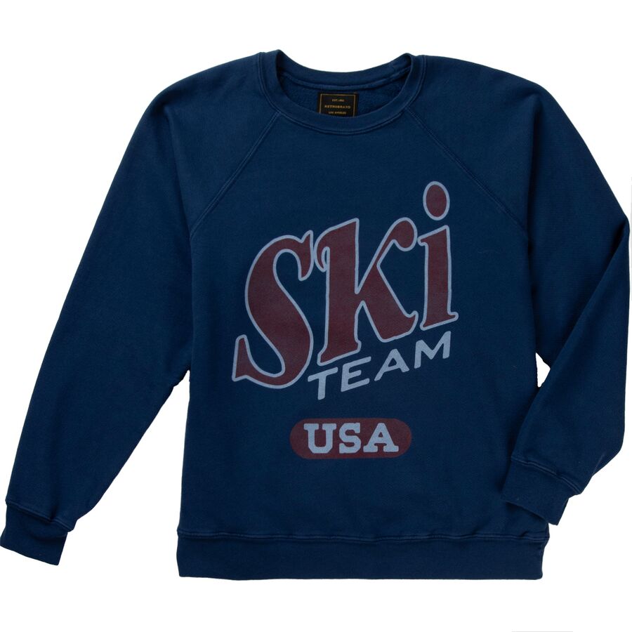 Женская толстовка Original Retro Brand Ski Team USA, цвет: Винтажный тёмно-синий