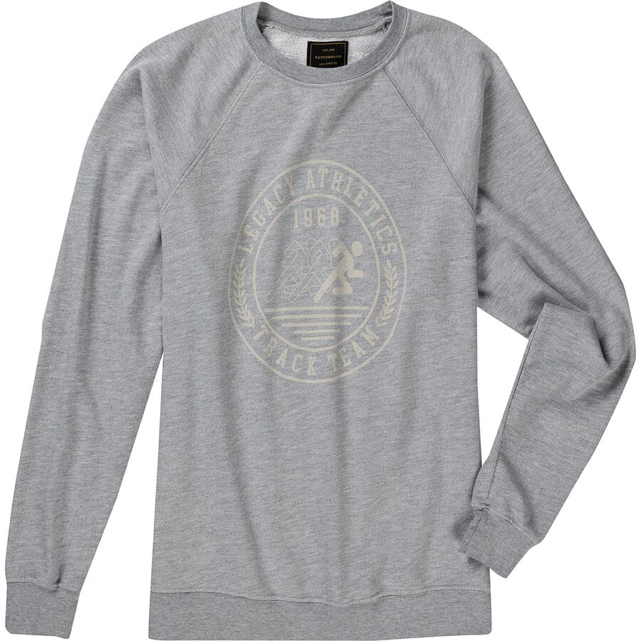 Женская толстовка Original Retro Brand Legacy Athletics, цвет: Меланжевый серый