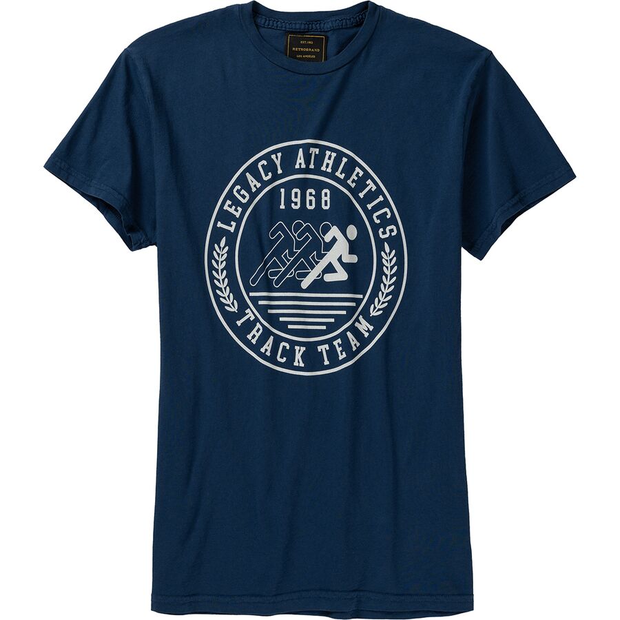 Женская футболка Original Retro Brand Legacy Athletics, цвет: Винтажный тёмно-синий
