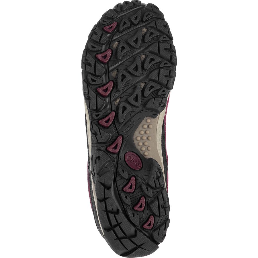 oboz sapphire low waterproof hiking shoes women's