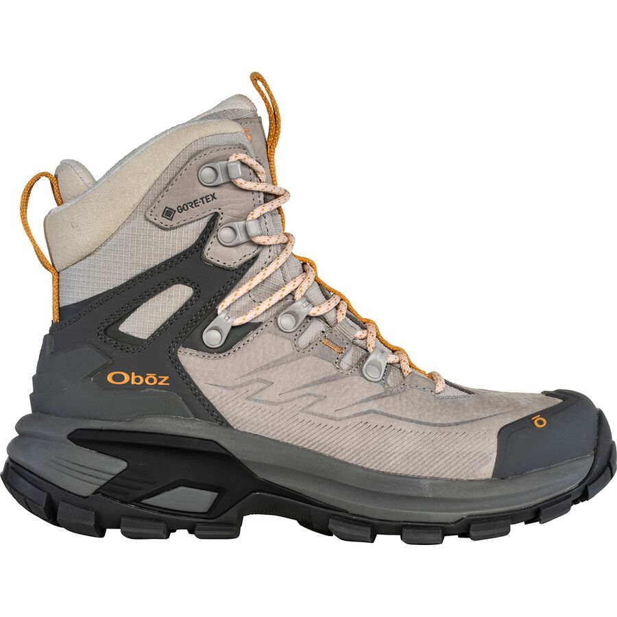 Женские ботинки Oboz Bridger Ridge Mid GTX Hiking, цвет: Drizzle