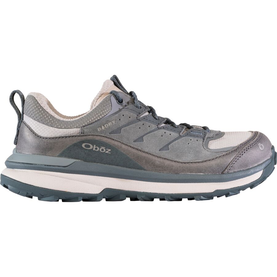 Женские кроссовки Oboz Hyalite Low B-DRY Hiking, цвет: Серый