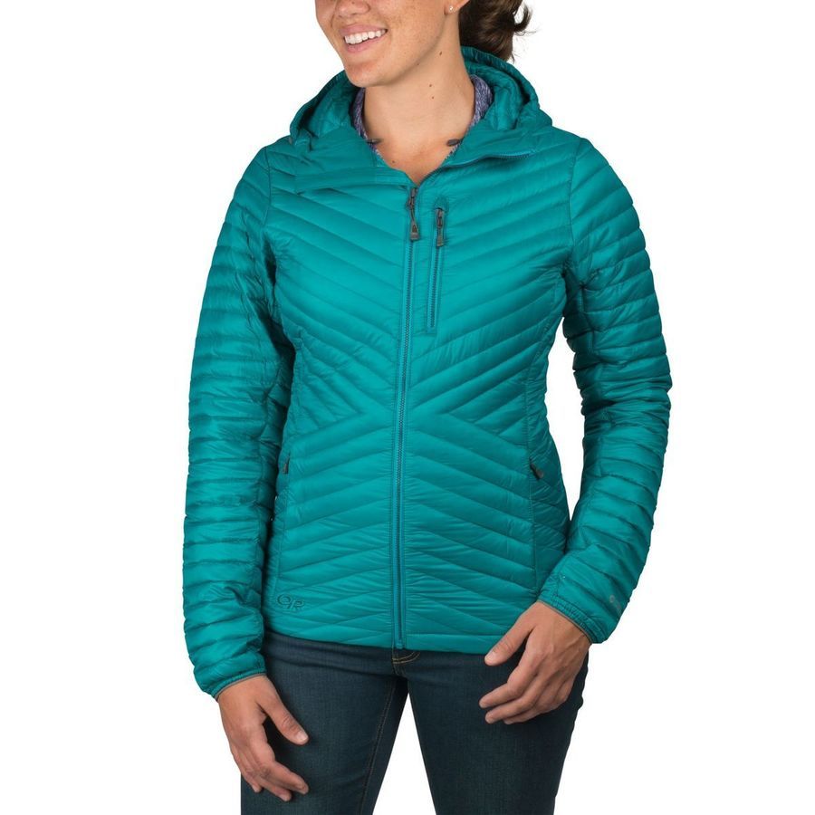 Outdoor Research Verismo Hooded Down Jacket Women's Clothing