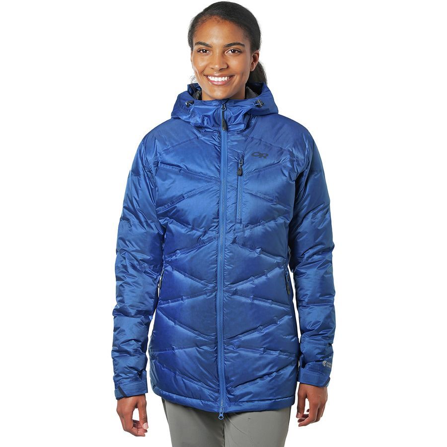 outdoor research women's floodlight down jacket