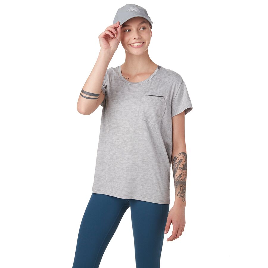 Outdoor Research - Chain Reaction Short-Sleeve T-Shirt - Women's - Light Pewter Heather