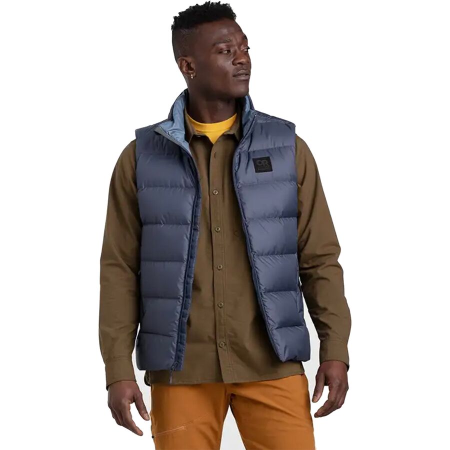 outdoor research men's coldfront down vest