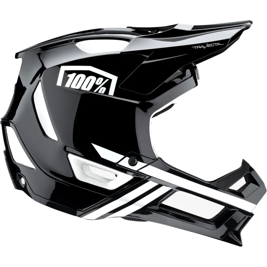 100% - Trajecta Fidlock Helmet - Black/White