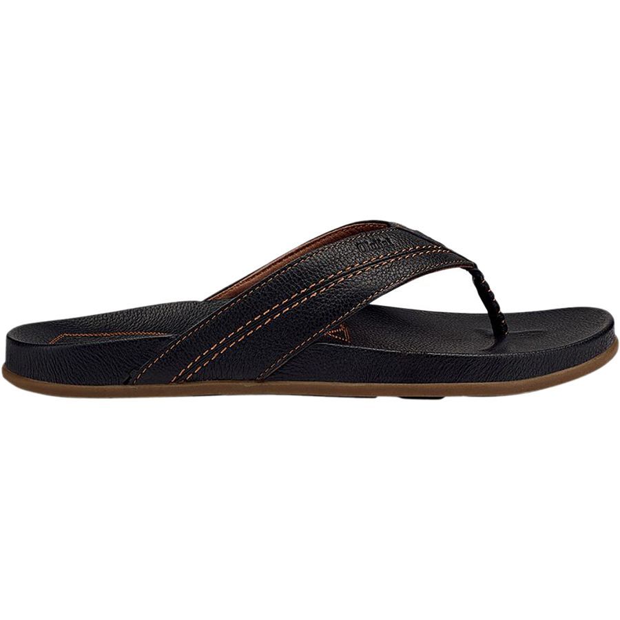 olukai mens flip flops