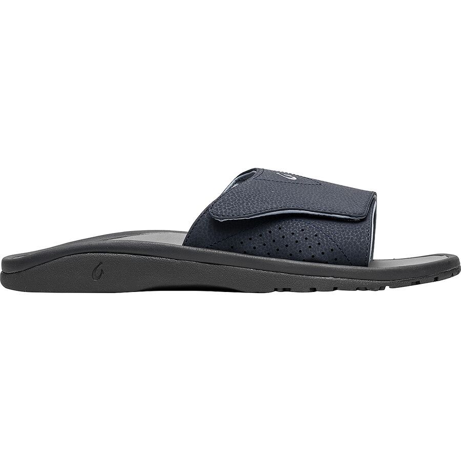 Olukai Nalu Slide Men's Sandals - Water Resistant Quick-Dry Beach & Street Slides With Adjustable Strap