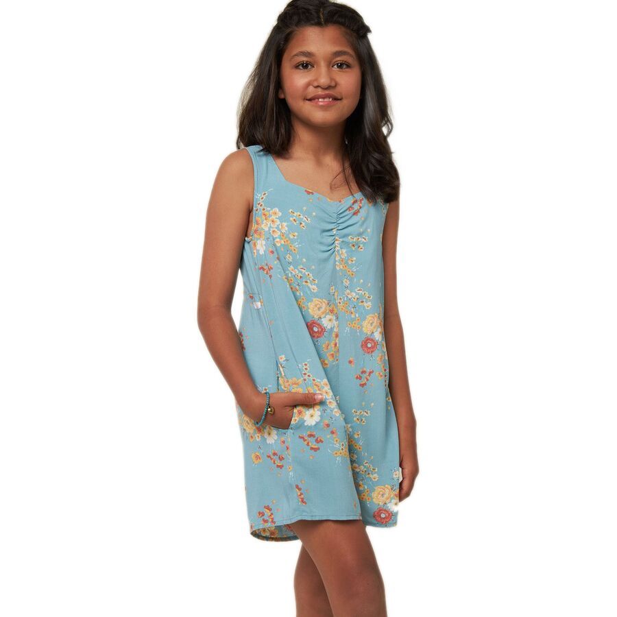 Marie Woven Tank Romper - Girls'